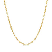Bids.com 14k Yellow Gold Round Cable Link Chain 1.9mm Necklaces