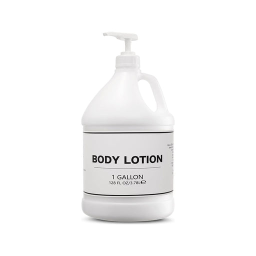 Body Lotion Refill - 4 Pack of 1 Gallon Pump Dispensers - White Label