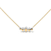 Bids.com 18K Rose Gold 3/4 Cttw Pave Diamonds and Graduated Green Tsavorite Gemstone Curved Bar Choker Necklace (G-H Color, SI1-SI2 Clarity) - Adjustable up to 14" - 16.5" Necklaces