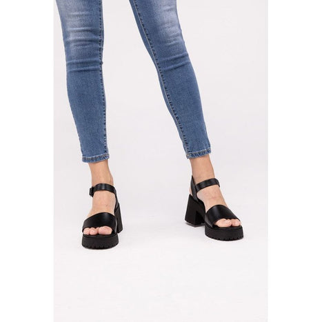 BOOMER-S Platform Heel Sandals