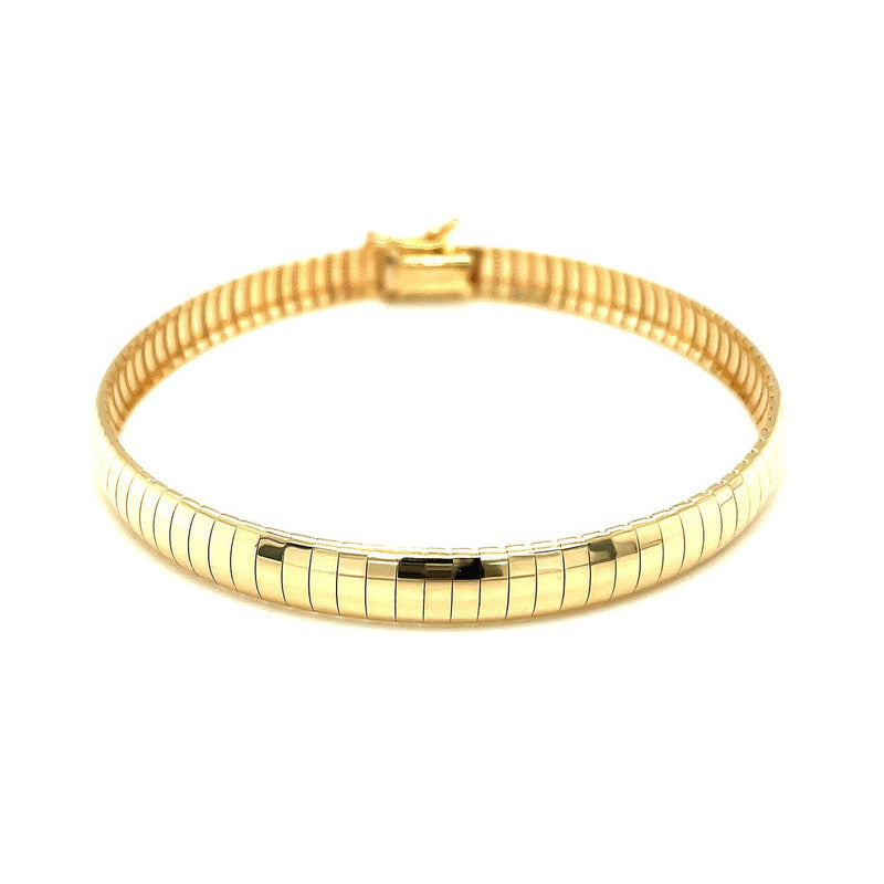 Bids.com 6.0 mm 14k Yellow Gold Classic Omega Bracelet Bracelets
