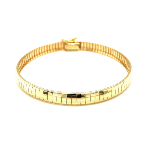 Bids.com 6.0 mm 14k Yellow Gold Classic Omega Bracelet Bracelets