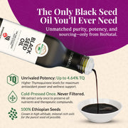 Bionatal Ethiopian Black Seed Oil 5oz (GLASS) Black Seed Oil