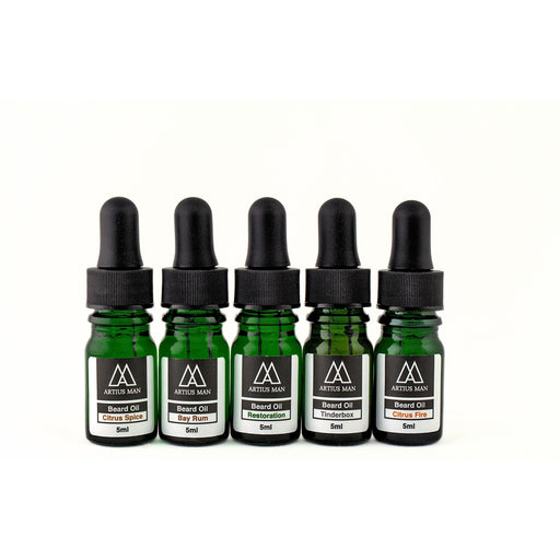 Artius Man - Beard Oil Sample Pack - 5 Count