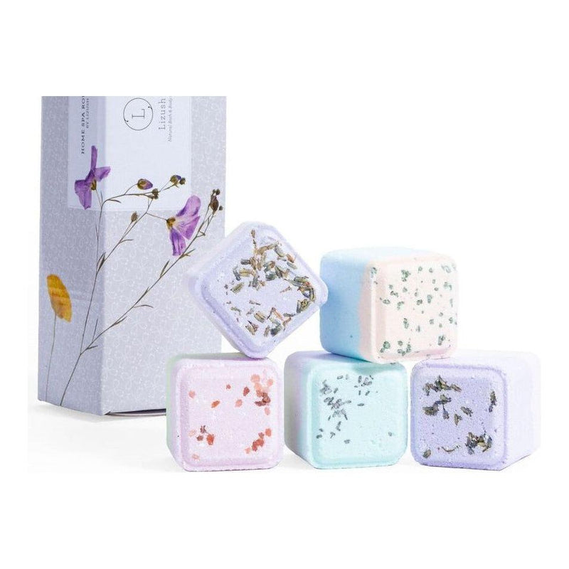Lizush Mixed scents Shower Steamers Gift Set - 5 Big Fizzies, Cheer Up Package Unisex gift set