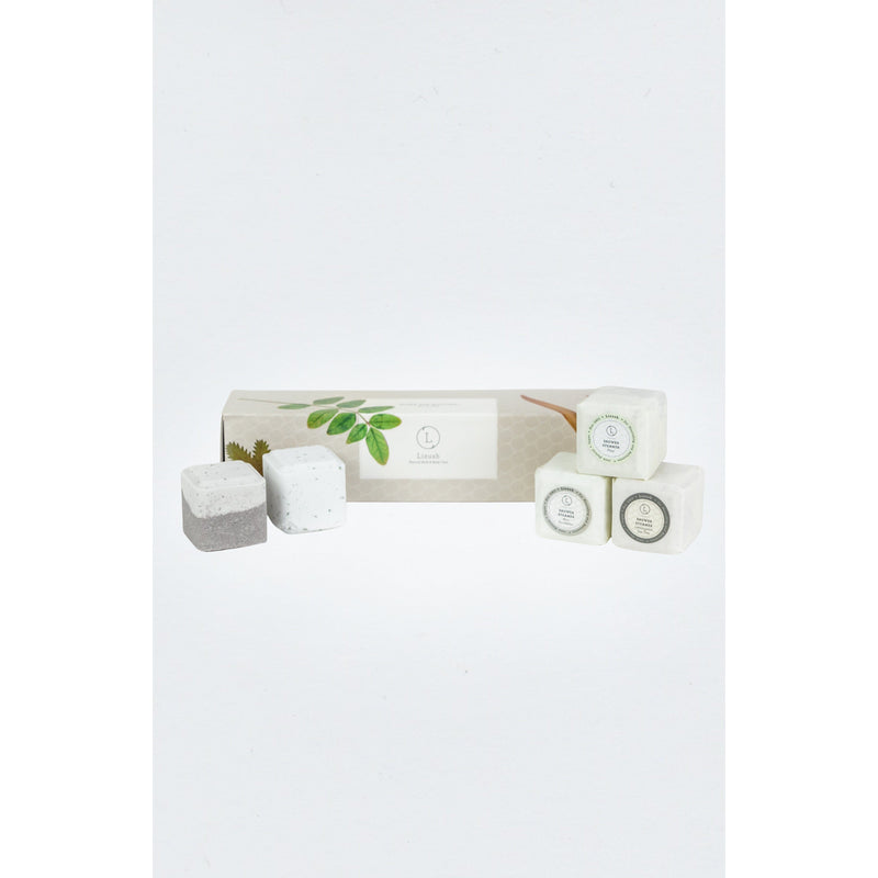 Lizush Earthy Shower Steamer, Refreshing Gift Box for Men and Women, Set of 5 Shower Steamers BATH BOMBS & SHOWER STEAMERS