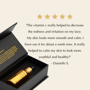 EpiLynx Brightening Vitamin C Glow Serum for Sensitive & Dry Skin – Vegan, Gluten-Free, Anti-Aging, Fragrance-Free Face Serums