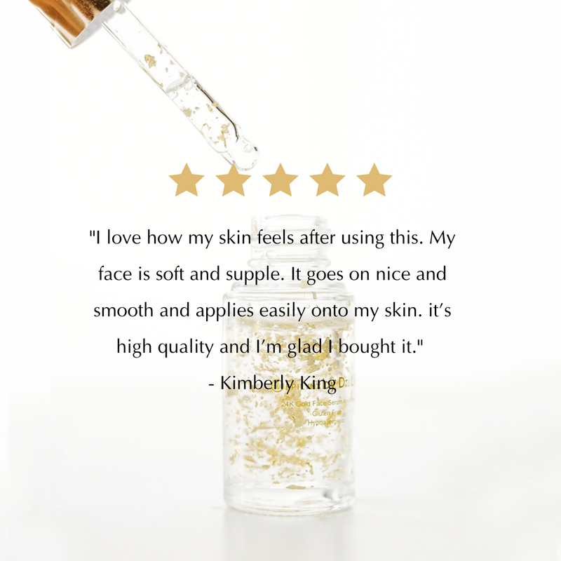 EpiLynx 24K Gold Radiance Concentrate Serum – Vegan, Gluten-Free Hydrating & Illuminating Formula Face Serums