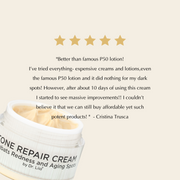 EpiLynx Brightening Vitamin C & Tone Repair Cream Set – Vegan, Gluten-Free Dark Spot & Hyperpigmentation Duo Face Creams