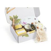 Lizush Natural Citrus Bath & Body Skincare Set, A Thoughtful & "Thinking of You" Gift Citrus Gifts White Smoke No,Yes