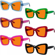 eyekeeper.com 6 Pack 100% Blue Blocking Glasses Orange Lens Metalless Screwless Cat-eye R2315-B98 Eyeglasses