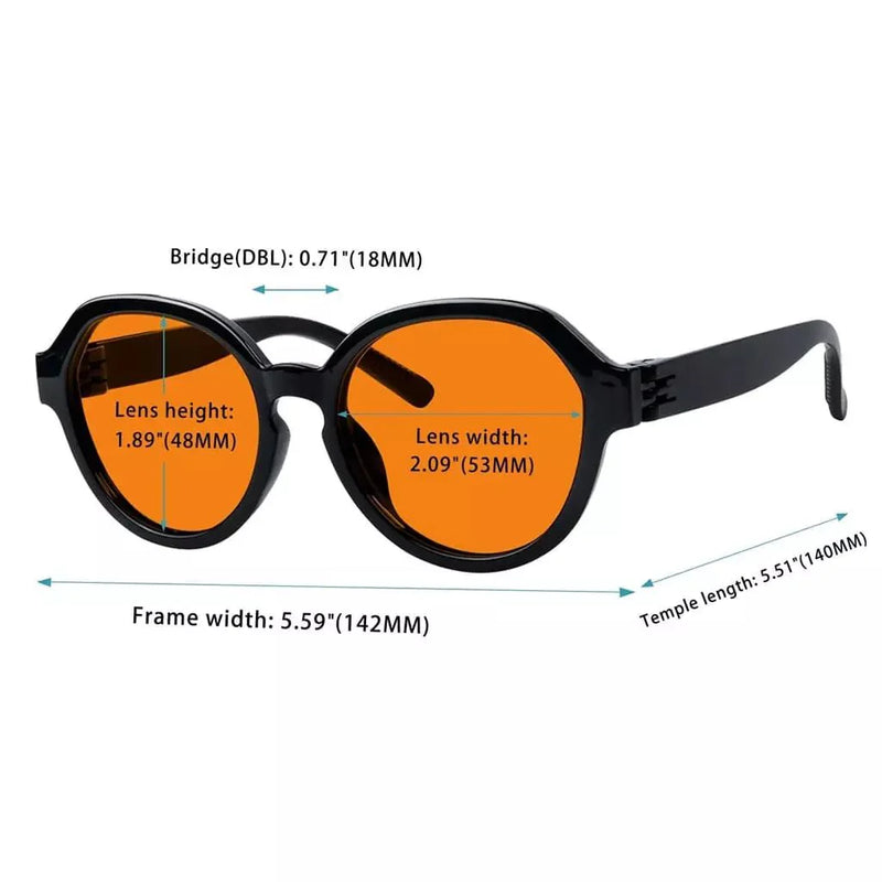 eyekeeper.com 6 Pack 100% Blue Light Blocking Glasses Metalless Screwless Nighttime Eyewear R2317-B98 Eyeglasses
