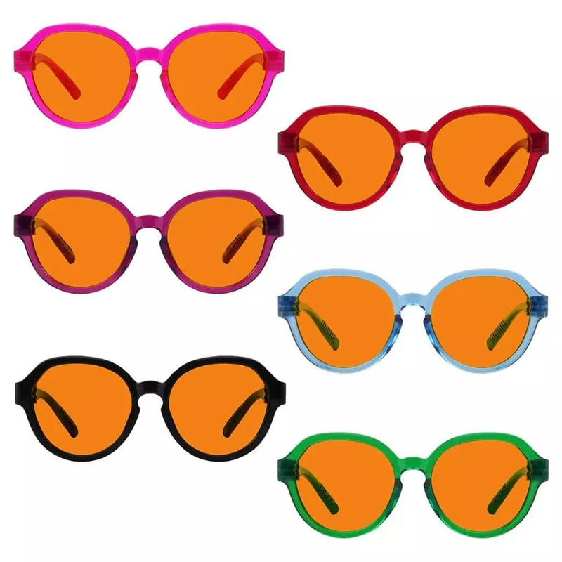 eyekeeper.com 6 Pack 100% Blue Light Blocking Glasses Metalless Screwless Nighttime Eyewear R2317-B98 Eyeglasses