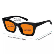 eyekeeper.com 6 Pack 100% Blue Light Blocking Orange Glasses Metalless Screwless R2308-B98 Eyeglasses