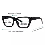 eyekeeper.com 6 Pack 30% Blue Light Blocking Cat-eye Metalless Screwless Glasses R2514-B15 Eyeglasses