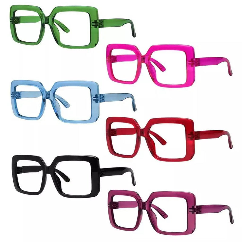 eyekeeper.com 6 Pack 30% Blue Light Blocking Glasses Metalless Screwless Eyewear R2311-B15 Eyeglasses