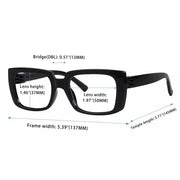eyekeeper.com 6 Pack 30% Blue Light Blocking Metalless Screwless Eyeglasses NR9107-B15 Eyeglasses
