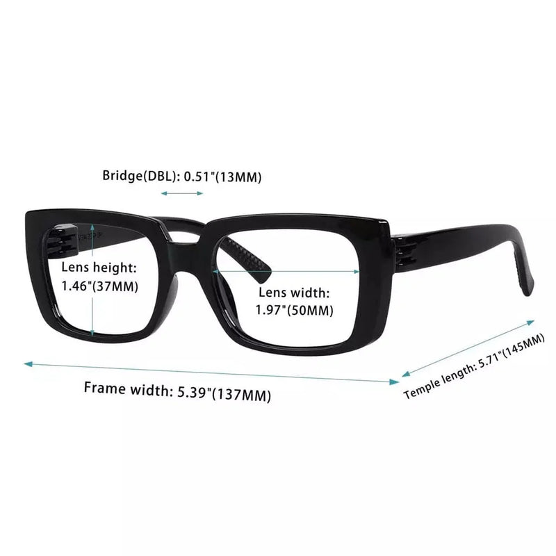 eyekeeper.com 6 Pack 30% Blue Light Blocking Metalless Screwless Eyeglasses NR9107-B15 Eyeglasses