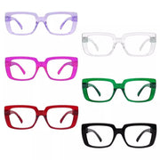 eyekeeper.com 6 Pack 30% Blue Light Blocking Metalless Screwless Eyeglasses NR9107-B15 Eyeglasses