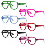eyekeeper.com 6 Pack 30% Blue Light Blocking Metalless Screwless Pilot Glasses R2312-B15 Eyeglasses