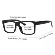 eyekeeper.com 6 Pack 30% Blue Light Blocking Oversized Metalless Screwless Glasses R2508-B15 Eyeglasses