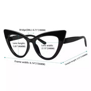 eyekeeper.com 6 Pack 30% Blue Light Blocking Glasses Cat-eye Metalless Screwless Eyewear R2318-B15 Eyeglasses