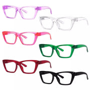 eyekeeper.com 6 Pack Cat-eye Reading Glasses Screwless Metalless Readers R2514 Eyeglasses