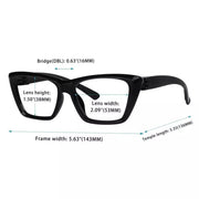 eyekeeper.com 6 Pack Cat-eye Reading Glasses Screwless Metalless Readers R2514 Eyeglasses