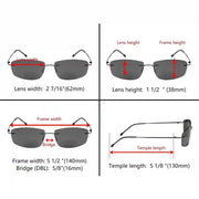 eyekeeper.com 6 Pack Frameless Bifocal Sunglasses Reading Glasses SGWK4 Sunglasses
