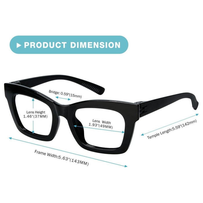 Eyekeeper - 6 Pack Metalless Screwless Reading Glasses R2308