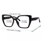eyekeeper.com 6 Pack Metalless Screwless Oversized Reading Glasses R2314 Eyeglasses