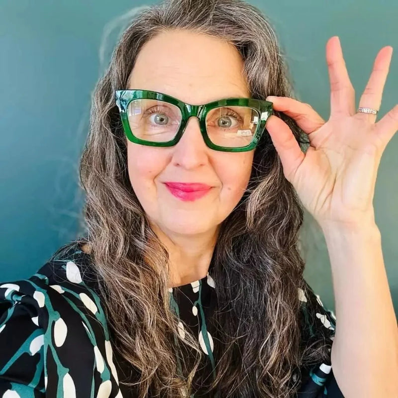 eyekeeper.com 6 Pack Metalless Screwless Thick Frame Reading Glasses R2308 Eyeglasses