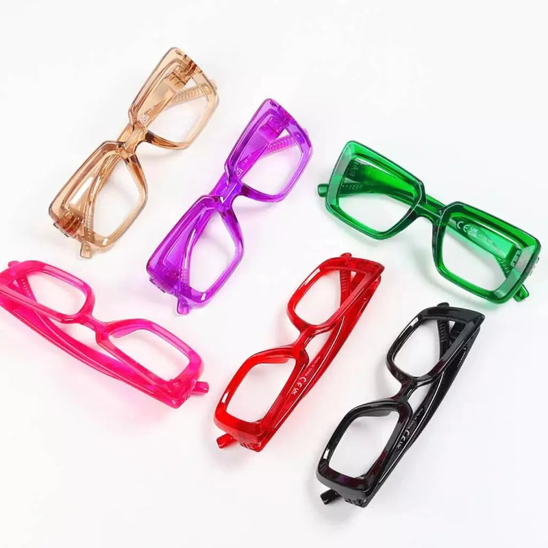 eyekeeper.com 6 Pack Metalless Screwless Thick Spring Hinge Reading Glasses NR2101 Eyeglasses