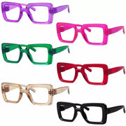 eyekeeper.com 6 Pack Metalless Screwless Thick Spring Hinge Reading Glasses NR2101 Eyeglasses