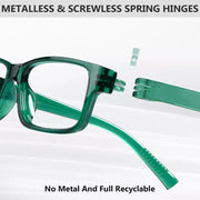 eyekeeper.com 6 Pack Metalless Thick Spring Hinge Reading Glasses NR032 Eyeglasses