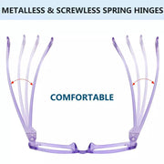 eyekeeper.com 6 Pack Metalless Thicker Spring Hinge Reading Glasses NR9107 Eyeglasses