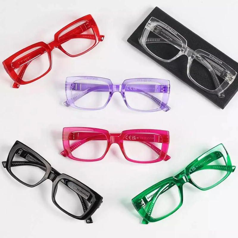 eyekeeper.com 6 Pack Metalless Thicker Spring Hinge Reading Glasses NR9107 Eyeglasses