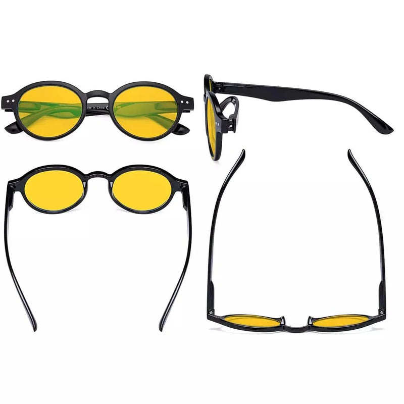 eyekeeper.com 6 Pack Oval Blue Light Blocking Reading Glasses HP070 Eyeglasses