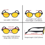 eyekeeper.com 6 Pack Oval Blue Light Blocking Reading Glasses HP070 Eyeglasses