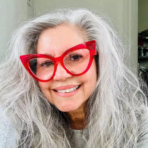 eyekeeper.com 6 Pack Oversized Cat-eye Metalless Screwless Reading Glasses R2318 Eyeglasses