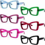 eyekeeper.com 6 Pack Oversized Cat-eye Screwless Metalless Reading Glasses NR2315 Eyeglasses