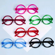 eyekeeper.com 6 Pack Oversized Round Thick Spring Hinge Screwless Metalless Reading Glasses NR2313 Eyeglasses