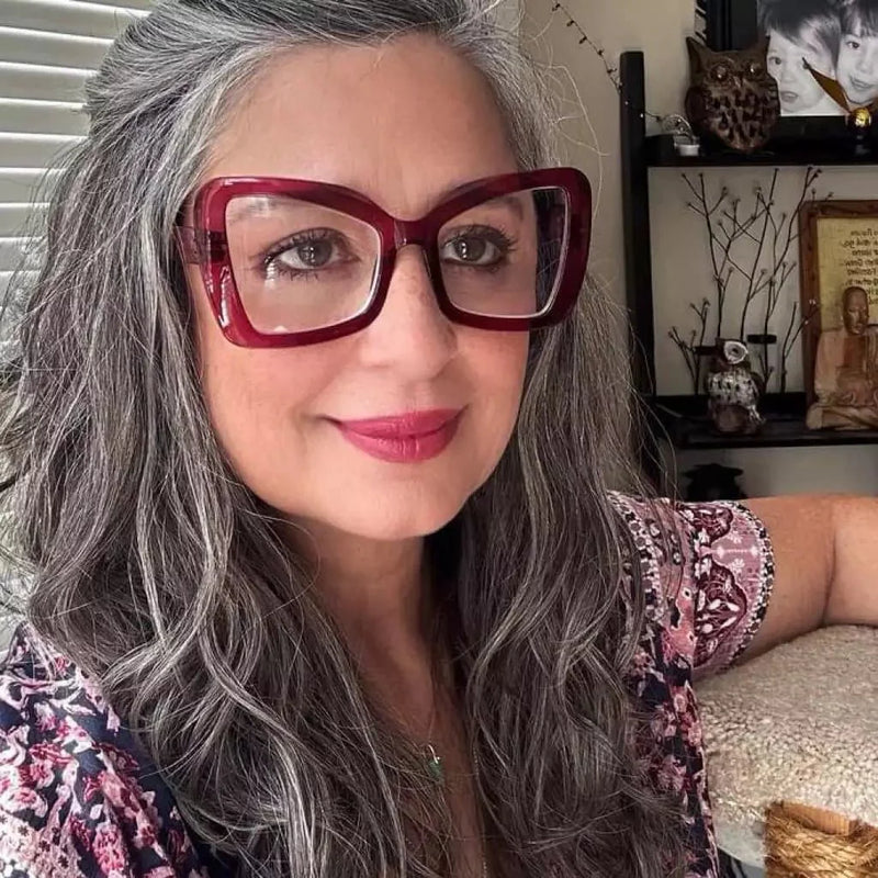 eyekeeper.com 6 Pack Oversized Screwless Metalless Cat-eye Reading Glasses R2315 Eyeglasses