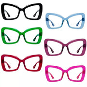 eyekeeper.com 6 Pack Oversized Screwless Metalless Cat-eye Reading Glasses R2315 Eyeglasses