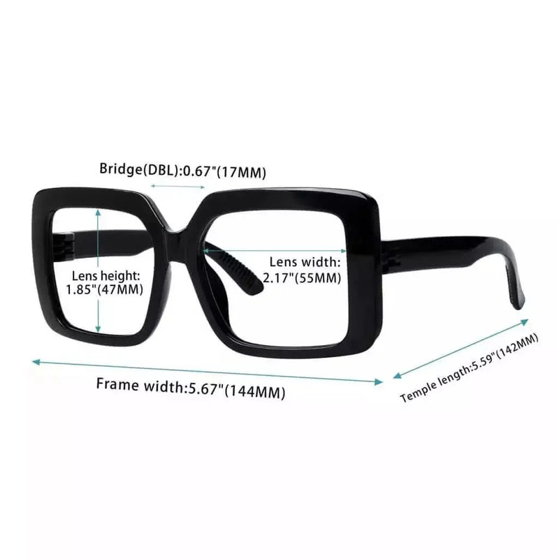eyekeeper.com 6 Pack Oversized Screwless Metalless Reading Glasses R2311 Eyeglasses