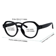 eyekeeper.com 6 Pack Oversized Screwless Metalless Reading Glasses R2317 Eyeglasses