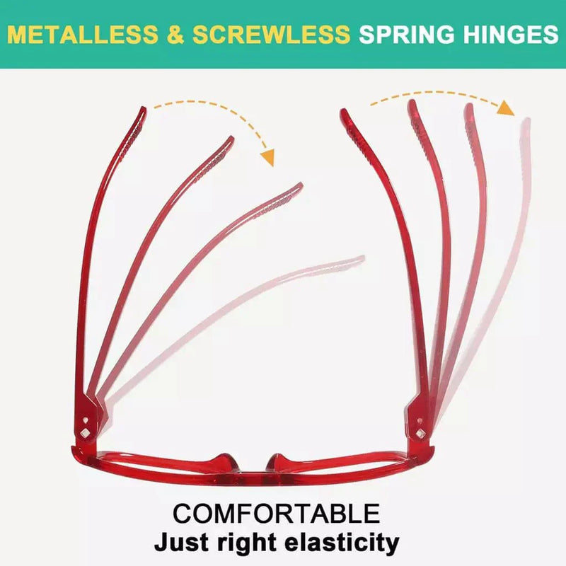 eyekeeper.com 6 Pack Pilot Metalless Screwless Reading Glasses R2515 Eyeglasses