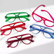 eyekeeper.com 6 Pack Pilot Metalless Screwless Spring Hinge Reading Glasses R2312 Eyeglasses