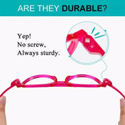 eyekeeper.com 6 Pack Pilot Metalless Screwless Spring Hinge Reading Glasses R2312 Eyeglasses