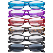eyekeeper.com 6 Pack Reading Glasses Include Sunshine Readers R9102 Eyeglasses